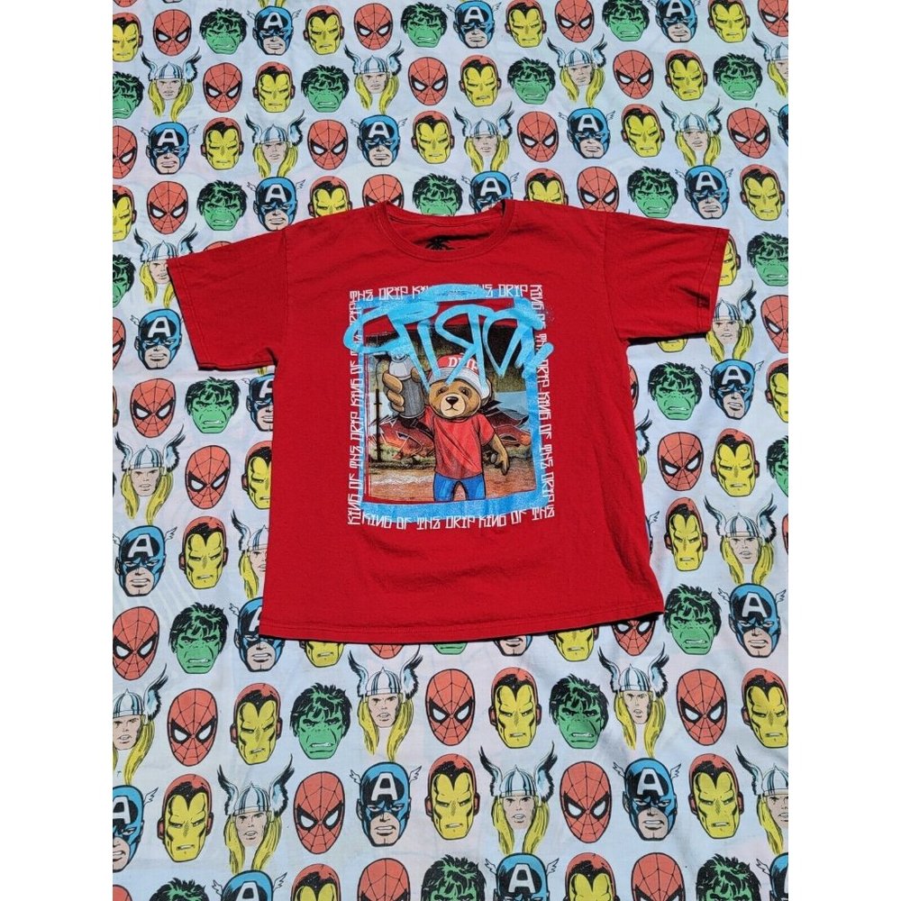 Drip Graffiti T Shirt Youth Size XL Vibes 90s Skater Hiphop Streetwear Hype...